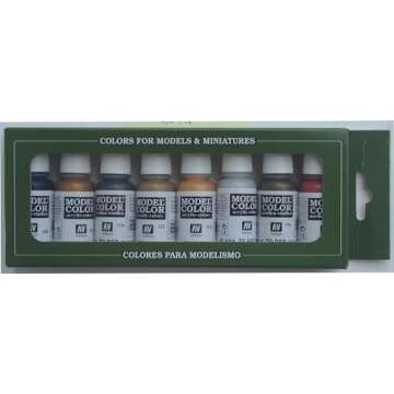 Vallejo Model Color Effects Metallic Paint Set - 8 Bottles