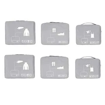 Packing Cubes Set Travel Luggage Organizers Suitcase Travel Accessories