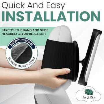 Leo and Ella Baby Car Mirror - Safe & Adjustable Design