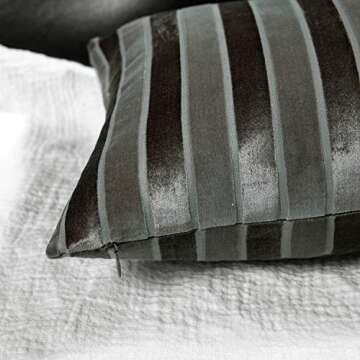 Elegant Velvet Pillow Covers Set for Chic Decor