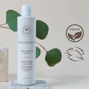 INNERSENSE Organic Beauty - Natural Color Awakening Hairbath Shampoo | Non-Toxic, Cruelty-Free, Clean Haircare (32oz Refill Pouch)