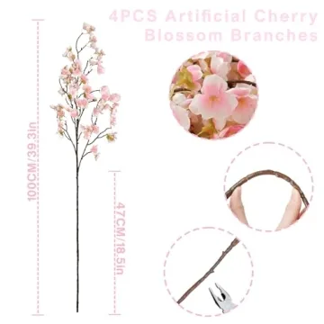 Stunning Dremisland Cherry Blossom Branches for Home Decor