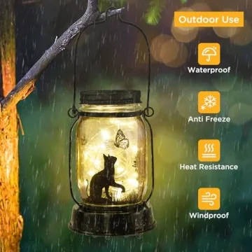 Kyoryuger Cat Solar Lantern - Perfect Gift for Cat Lovers