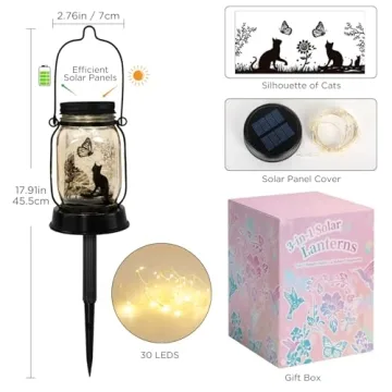 Kyoryuger Cat Solar Lantern - Perfect Gift for Cat Lovers