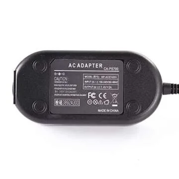 Hersmay ACK-E12 Camera AC Power Adapter DR-E12 DC Coupler LP-E12 Dummy Battery for Canon EOS M, M50, M10, M2, M100, M50 Mark II, M100, M200, Kiss M, Kiss M2 Cameras