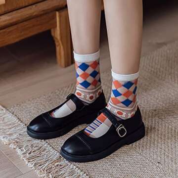 Dierjueyers Women’s Floral Sheer Socks for Summer Style