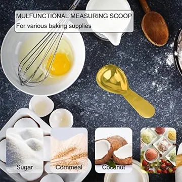 Gold Stainless Steel Coffee Scoop Set for Perfect Measuring