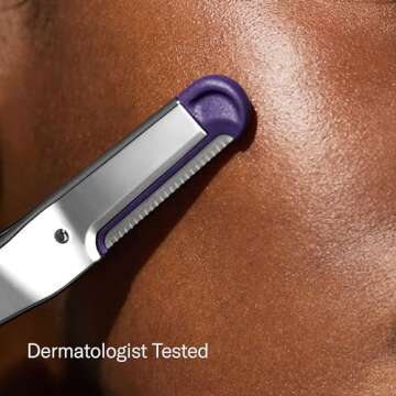 Flamingo Dermaplane Blades Refills, Face Razors for Women, Smooth Skin, 4 Count