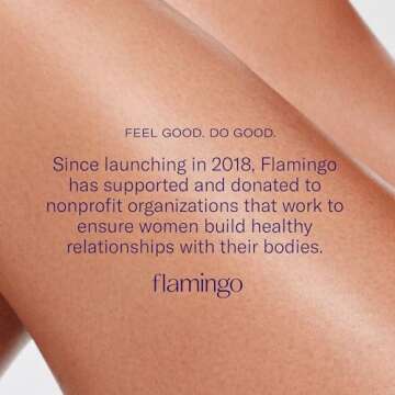 Flamingo Dermaplane Blades Refills, Face Razors for Women, Smooth Skin, 4 Count