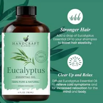 Eucalyptus Essential Oil - 100% Pure - Huge 4 Fl Oz