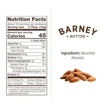 Barney Powdered Almond Butter, Unsweetened & Nutritious