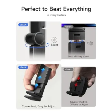 JSAUX Airplane Phone Holder for Easy Travel with iPhone