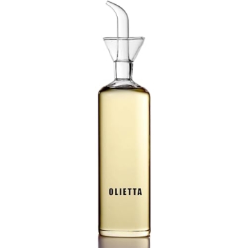 Olietta Glass Non-Drip Oil Dispenser Leak Proof Kitchen Essential