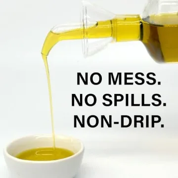 Olietta Glass Non-Drip Oil Dispenser Leak Proof Kitchen Essential