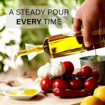 Olietta Glass Non-Drip Oil Dispenser Leak Proof Kitchen Essential