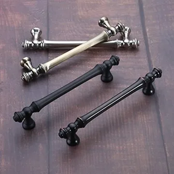 Asidrama 5 Inch Brushed Satin Nickel Cabinet Handles 10 Pack