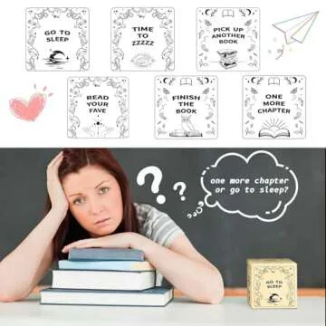 Book Decision Dice Couples Gift Ideas for Wife Husband Boyfriend Girlfriend for Book Lover Valentines Day Date Night Ideas Gifts for Men Women