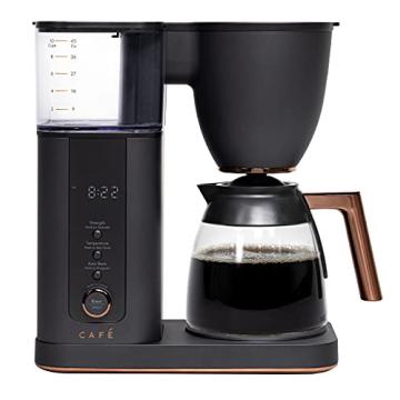 Café Specialty Drip Coffee Maker, 10-Cup Glass Carafe, WiFi Connected Smart Voice-to-Brew, Includes...