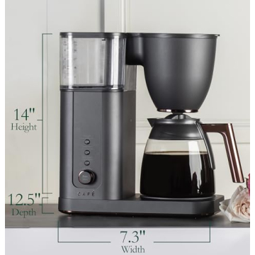Café Specialty 10-Cup Drip Coffee Maker, WiFi & Smart Features