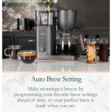 Café Specialty 10-Cup Drip Coffee Maker, WiFi & Smart Features