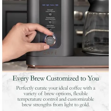 Café Specialty 10-Cup Drip Coffee Maker, WiFi & Smart Features