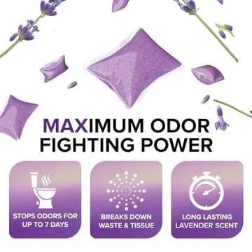 Camco TST MAX RV Toilet Treatment - Lavender Scent Drop-Ins