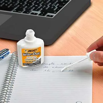 BIC Wite Out Quick Dry Correction Fluid For Neat Corrections