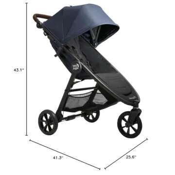 Baby Jogger City Mini GT2 All-Terrain Stroller, Storm Blue