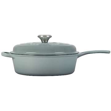 Le Creuset Enameled Cast Iron Signature Cassadou, 3.75 qt., Sea Salt