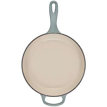 Le Creuset Enameled Cast Iron Signature Cassadou, 3.75 qt., Sea Salt