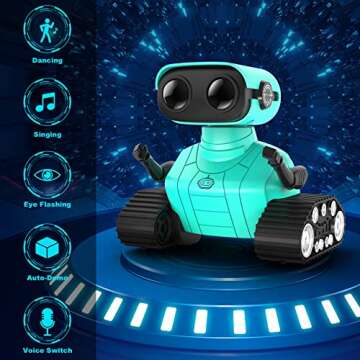 Hamourd Kids Rechargeable RC Robot - Interactive Toy with Dance & Music