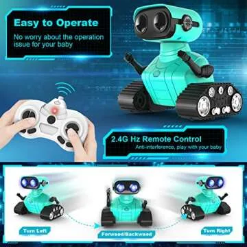 Exciting Kids RC Robots with Dance Moves & LED Eyes