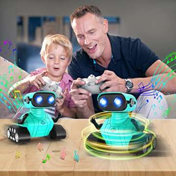 Exciting Kids RC Robots with Dance Moves & LED Eyes
