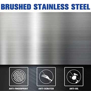 BSTOPHKL Automatic Touchless Kitchen Trash Can - 13 Gallon