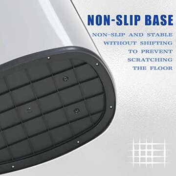 BSTOPHKL Automatic Touchless Kitchen Trash Can - 13 Gallon