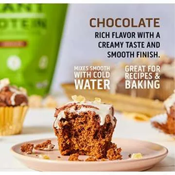 Ascent Vegan Protein Powder - 25g Plant Protein, Zero Sugar