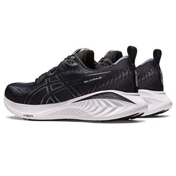 ASICS Women's Gel-Cumulus 25 Running Shoes, 9, Black/White