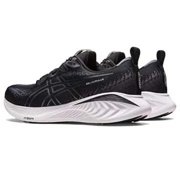 ASICS Women's Gel-Cumulus 25 Running Shoes, 9, Black/White