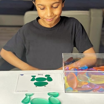 Rainbow Stones Activity Set for Kids 5-7 - Fun Learning Toys