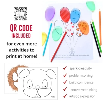 Rainbow Stones Activity Set for Kids 5-7 - Fun Learning Toys