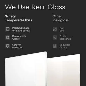 Homeforia 12x18 Metal Picture Frame with Tempered Glass