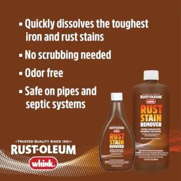 Remove Tough Rust with Rust-Oleum Whink Stain Remover 32oz