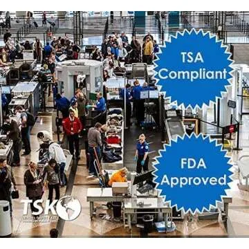 Travel Safety Kit | Refreshed Traveler | Reusable Clear Carrying Case | TSA-Compliant | Trips, Travel, Plane Rides | Travel Must | Travel Essential