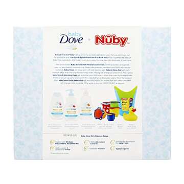 Baby Dove + Nuby Splish Splash Bathtime Gift Set: Gentle Care & Fun!