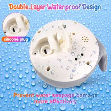 Light Up Whale Bath Toys for Kids | Fun & Safe