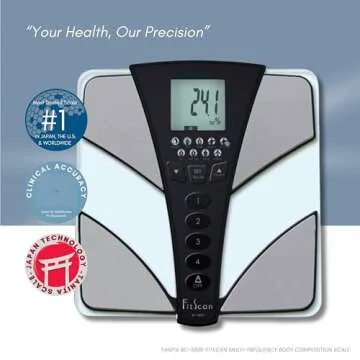 TANITA BC-585F FitScan - Japan Technology Multi-Frequency Body Composition Monitor - Smart Digital InBody Scale with Fat, Muscle Mass, BMI, Caloric Intake, Metabolism, and Visceral Fat Tracker