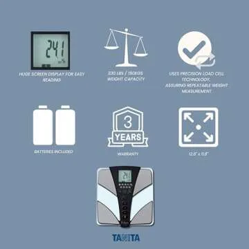 TANITA BC-585F FitScan - Japan Technology Multi-Frequency Body Composition Monitor - Smart Digital InBody Scale with Fat, Muscle Mass, BMI, Caloric Intake, Metabolism, and Visceral Fat Tracker