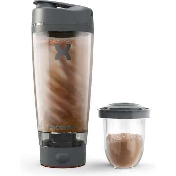 Promixx Pro Shaker Bottle - Rechargeable & BPA Free