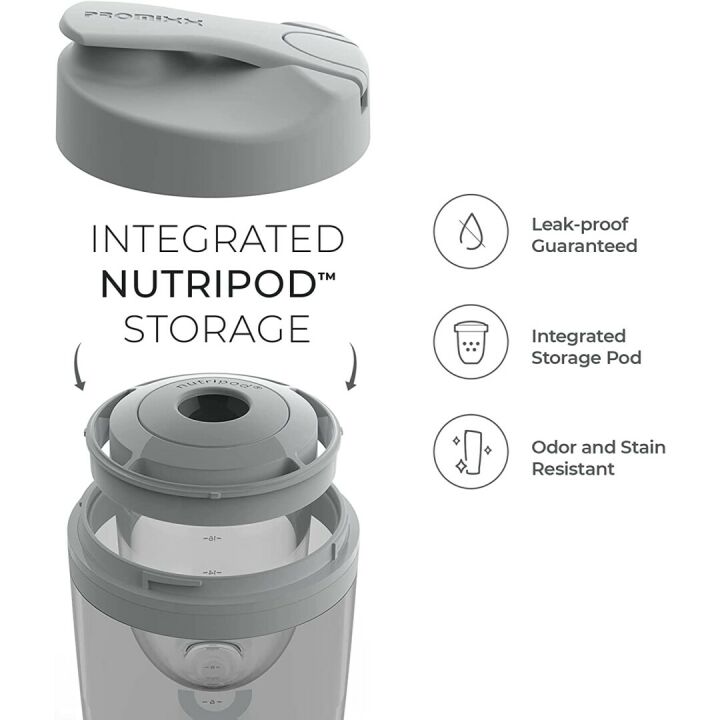 Promixx Pro Shaker Bottle - Rechargeable & BPA Free
