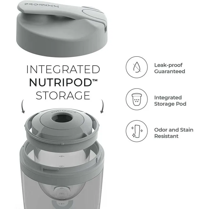 Promixx Pro Shaker Bottle - Rechargeable & BPA Free